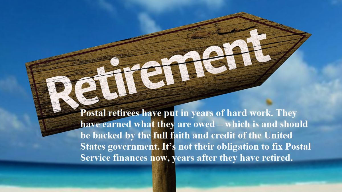 Postal Reform Legislation Must Uphold Promises To Retirees 21st