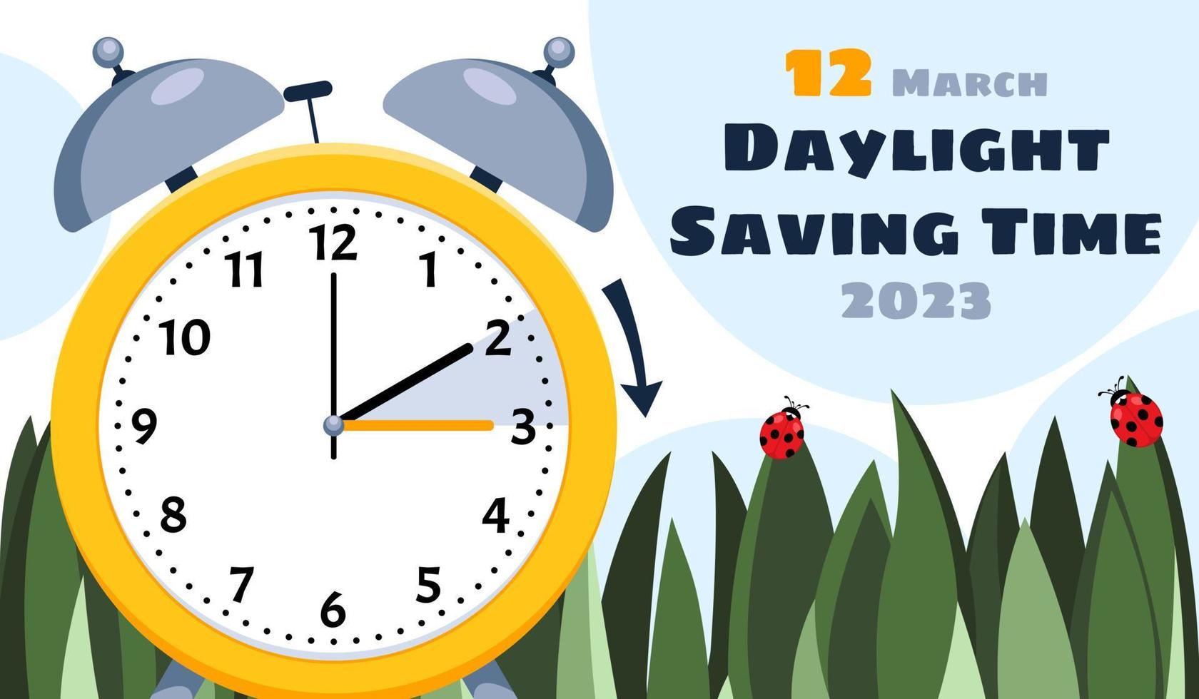 Daylight Saving Time Clock Set To An Hour Ahead March 12 2023